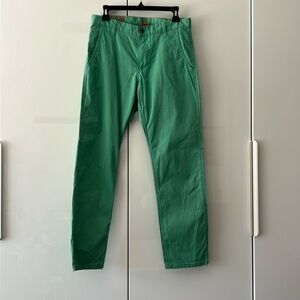 Green Men’s Khaki Pants 30w29L